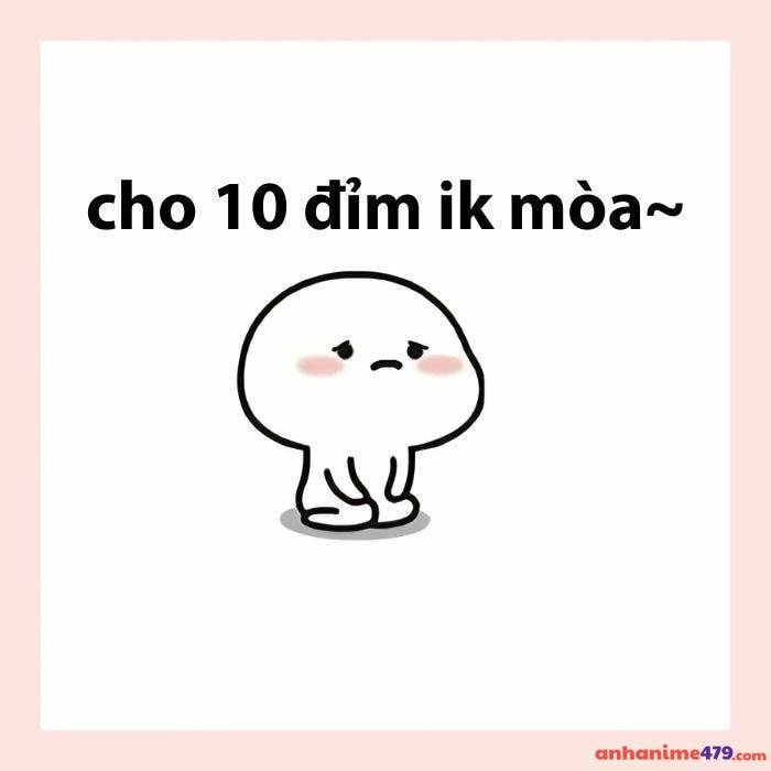 ảnh 10 điểm meme dễ thương iu