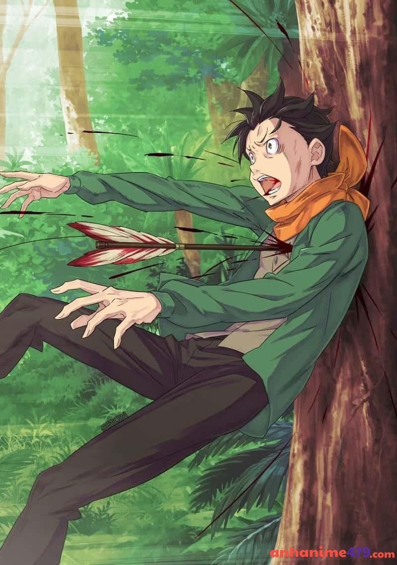 ảnh Natsuki Subaru anime bị thương