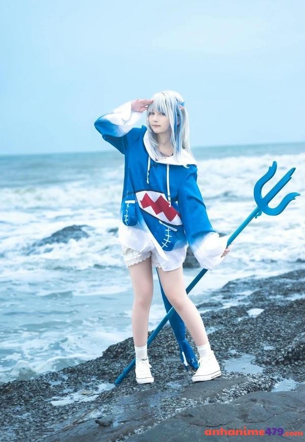 ảnh Yaoyaoqwq Gawr Gura cosplay 18