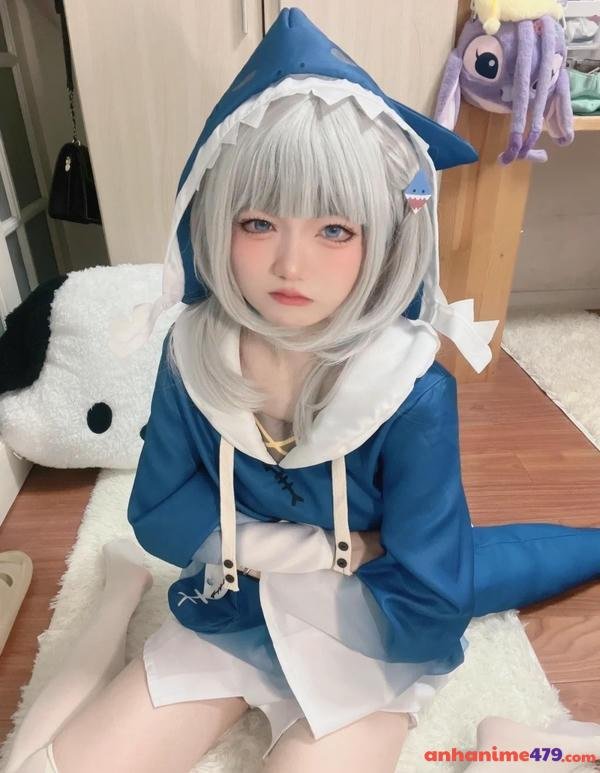 ảnh Yaoyaoqwq Gawr Gura cosplay 21