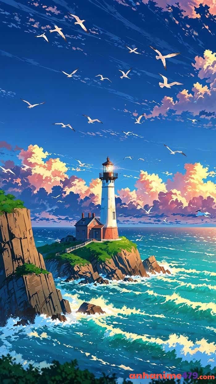 ảnh anime 4k mùa hè