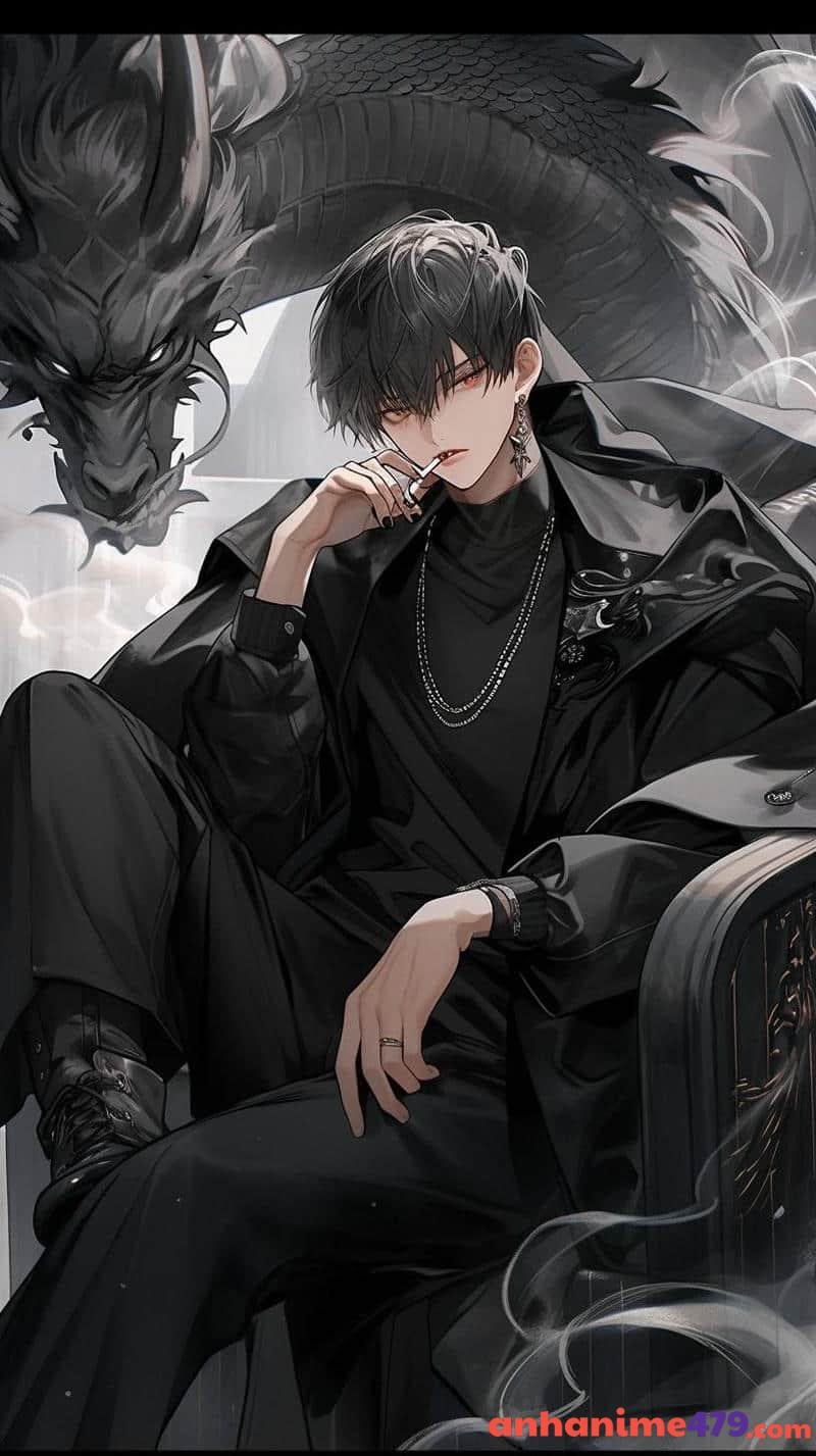 ảnh anime ác quỷ lạnh lùng đen