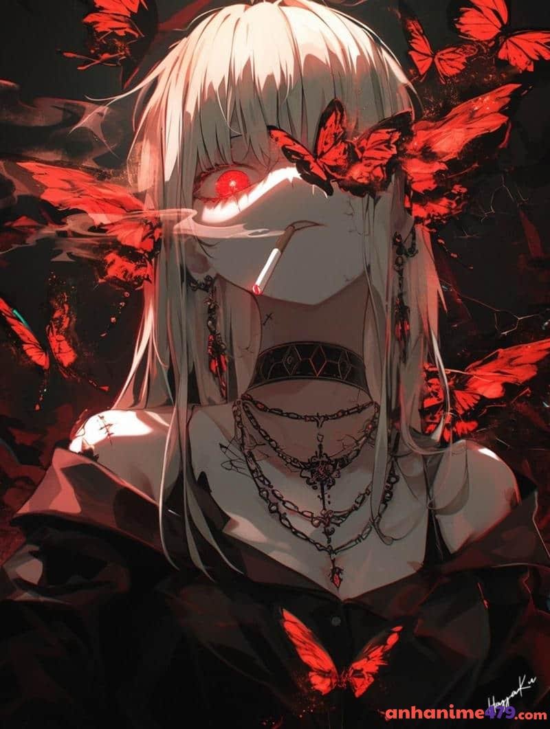 ảnh anime ác quỷ lạnh lùng nữ