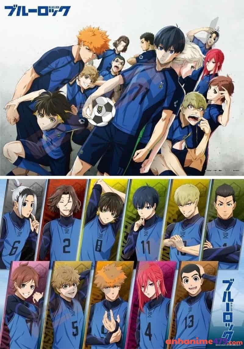 ảnh anime blue lock đội hình