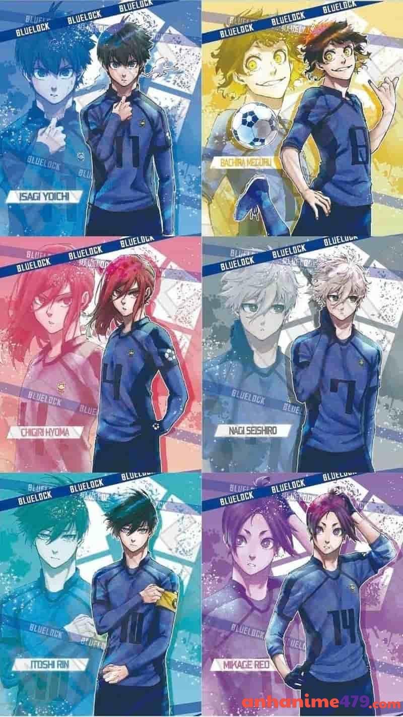 ảnh anime blue lock mô tả
