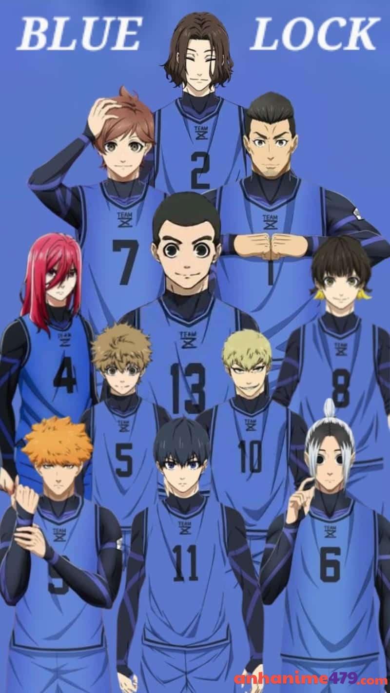 ảnh anime blue lock nhóm đội