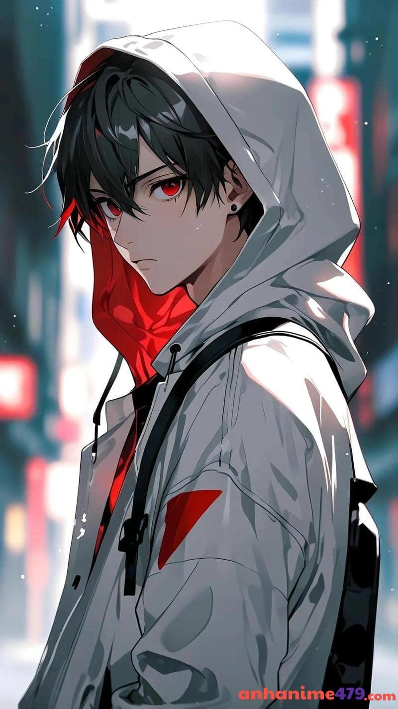 ảnh anime boy ánh nhìn sắc