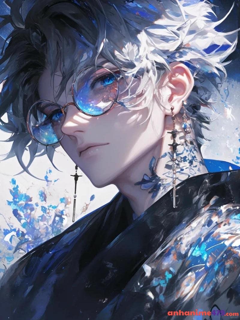 ảnh anime boy tóc bạch kim