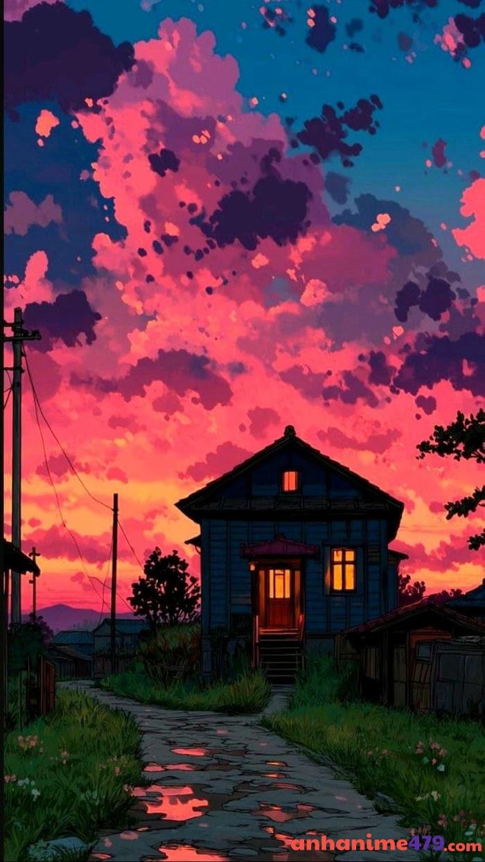 ảnh anime cô đơn chiều