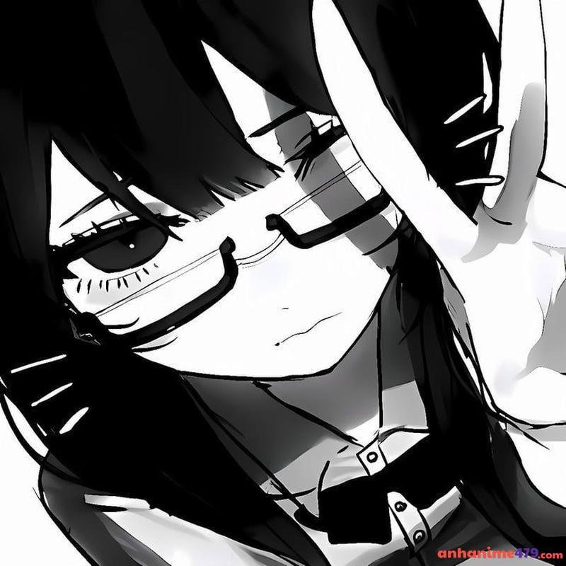 ảnh anime đeo kính