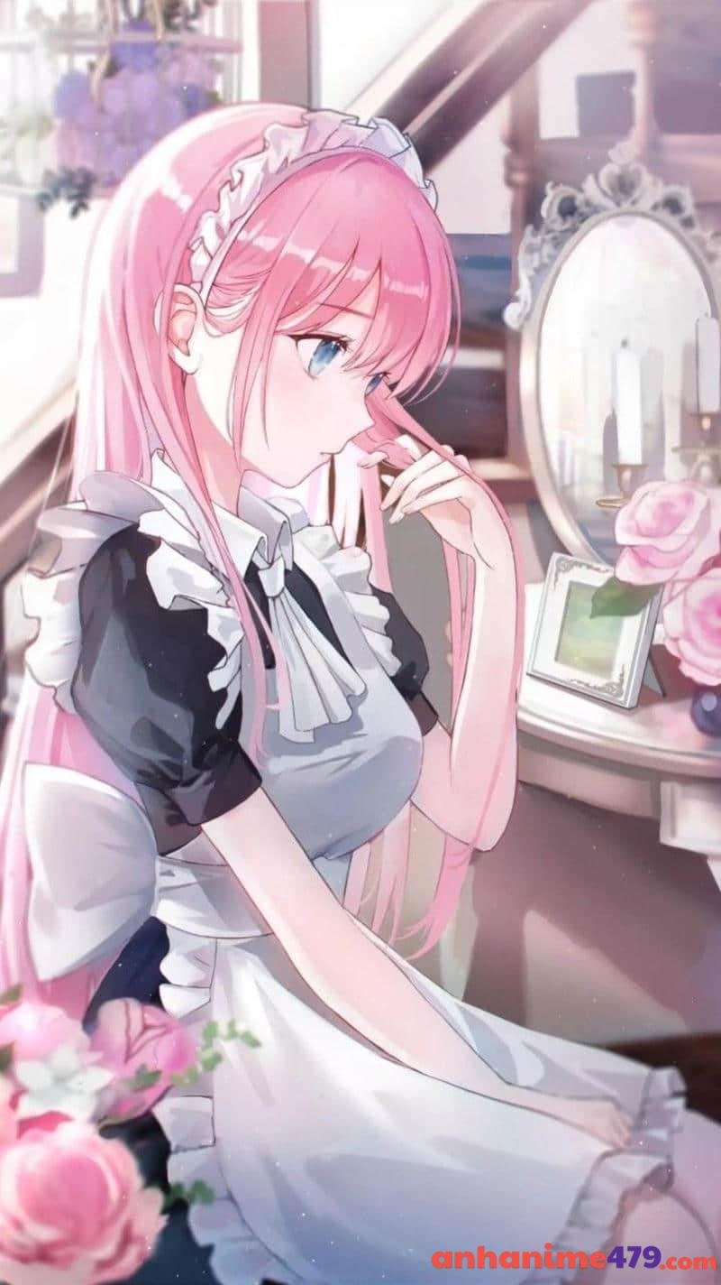 ảnh anime hầu gái xinh iu