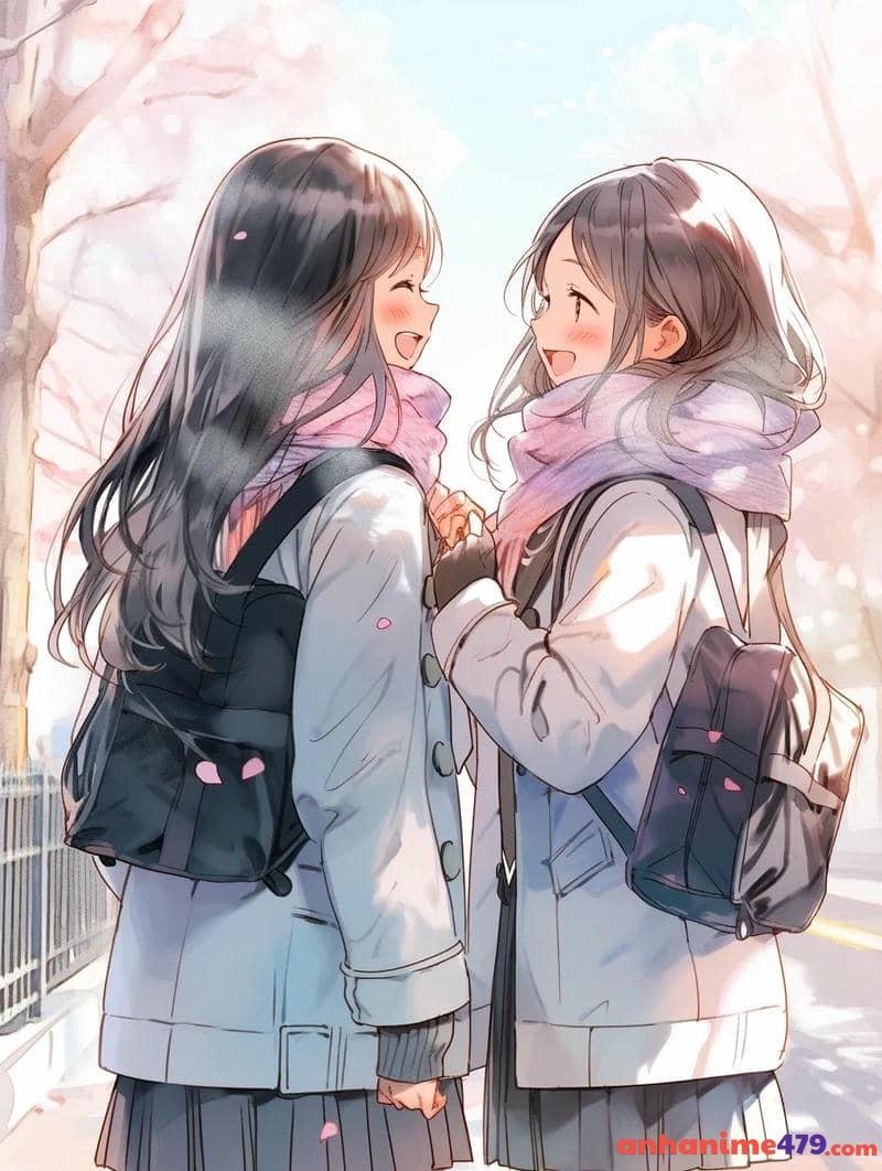 ảnh anime học đường và tình bạn