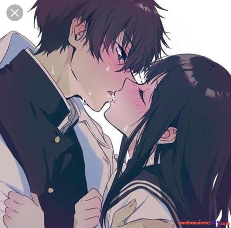 ảnh anime hôn nhau cháy