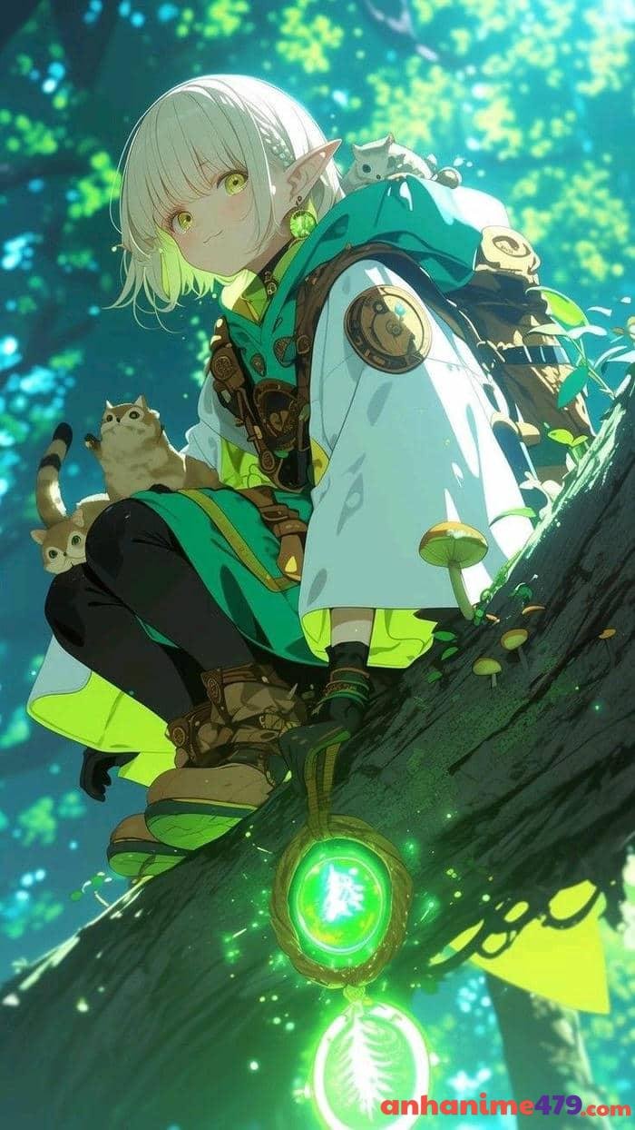 ảnh anime khu vườn