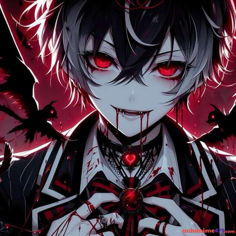ảnh anime ma cà rồng ăn thịt