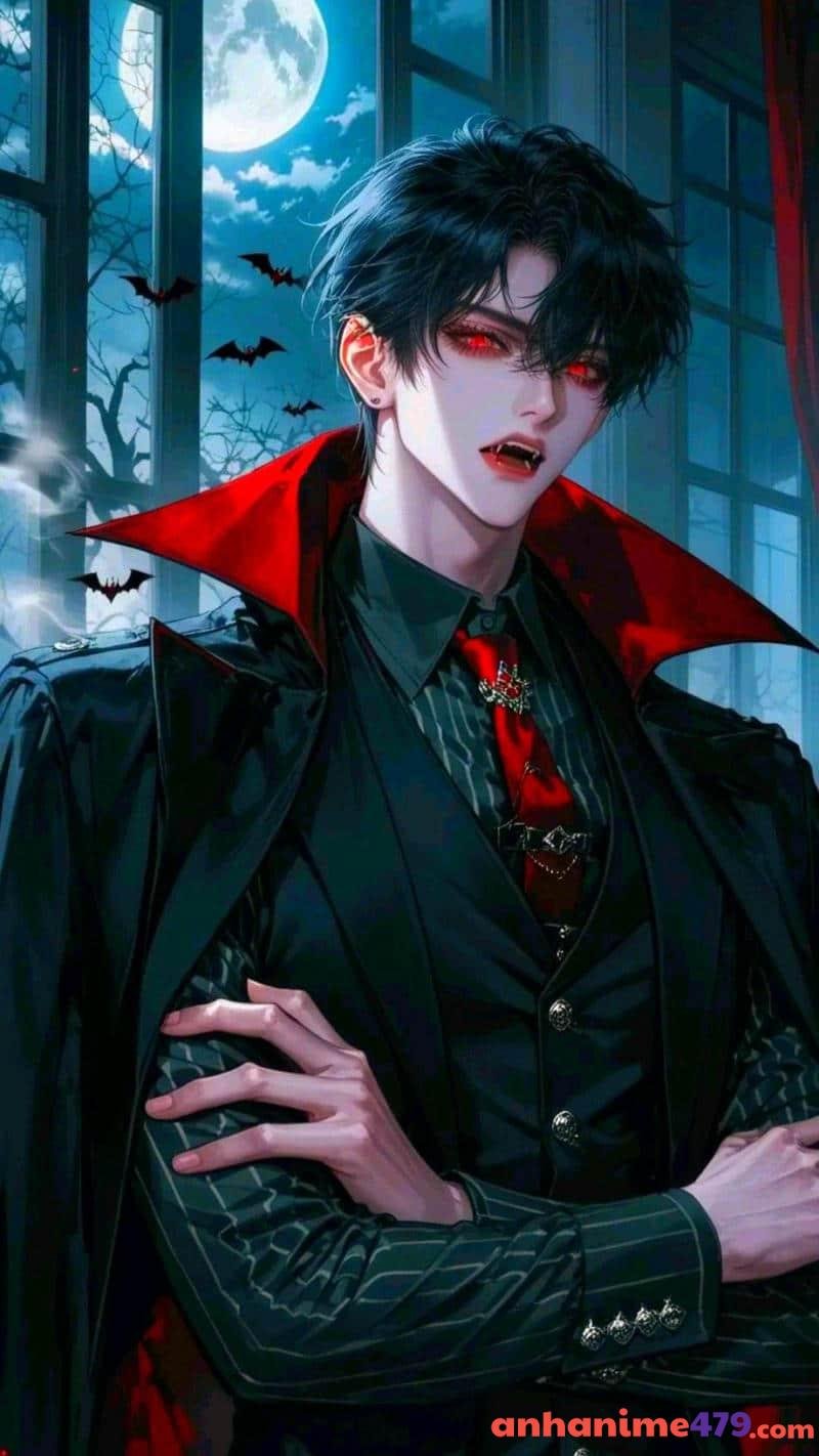 ảnh anime ma cà rồng sợ