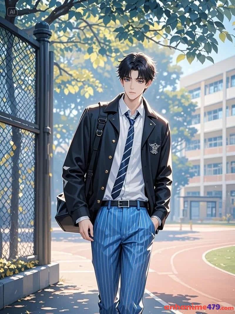 ảnh anime nam học sinh