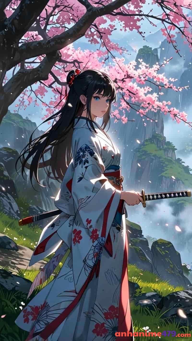 ảnh anime ngầu cầm kiếm