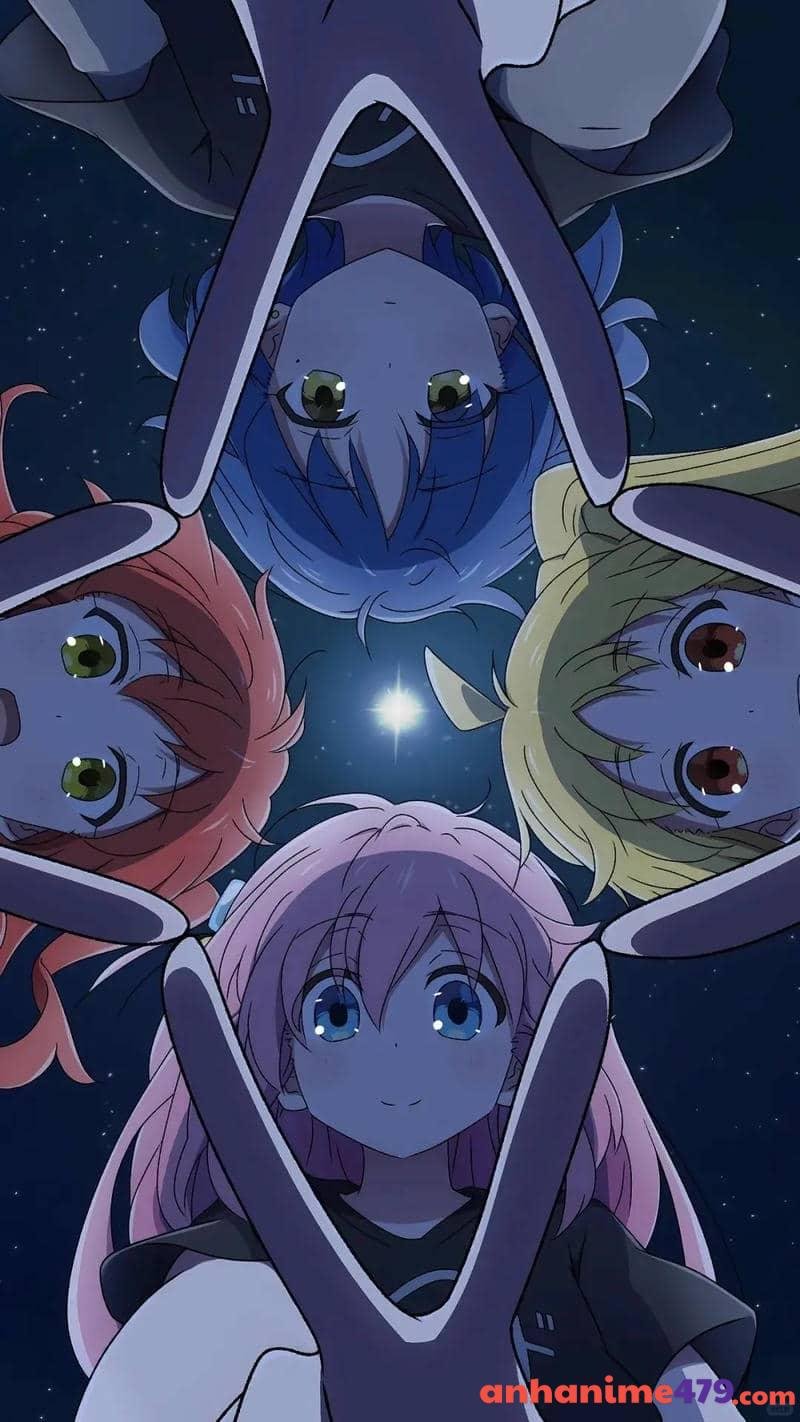 ảnh anime nhóm bạn thân 4 người