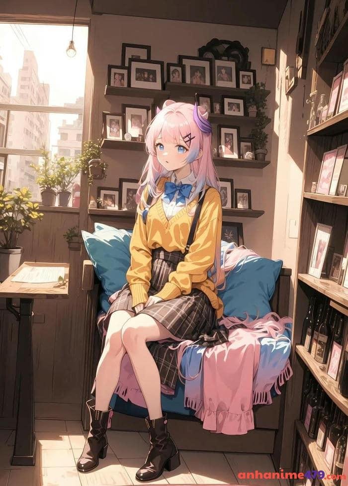 ảnh anime nữ cute 2