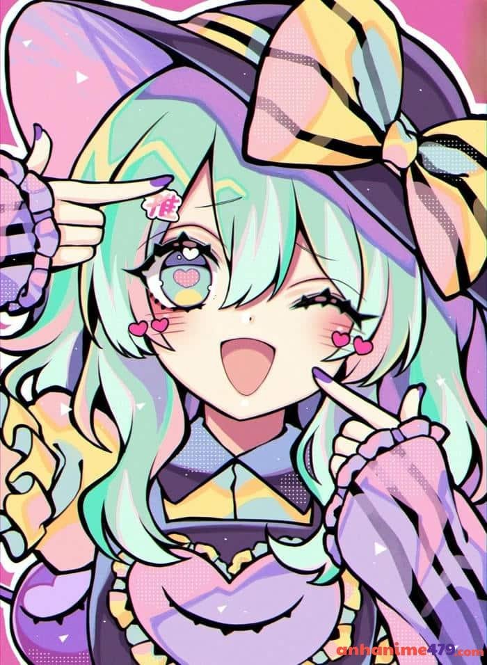 ảnh anime nữ cute 7