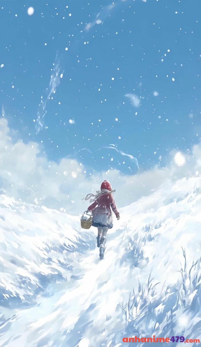ảnh anime thành phố tuyết