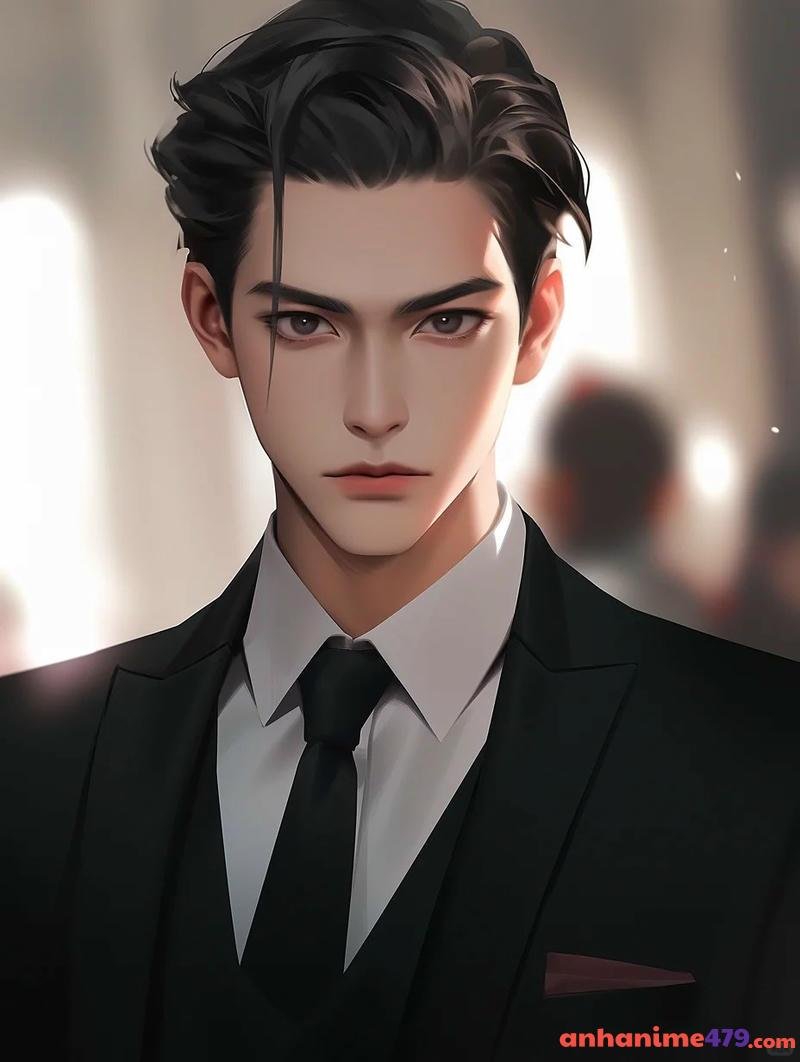 ảnh anime tổng tài ánh mắt nghiêm nghị