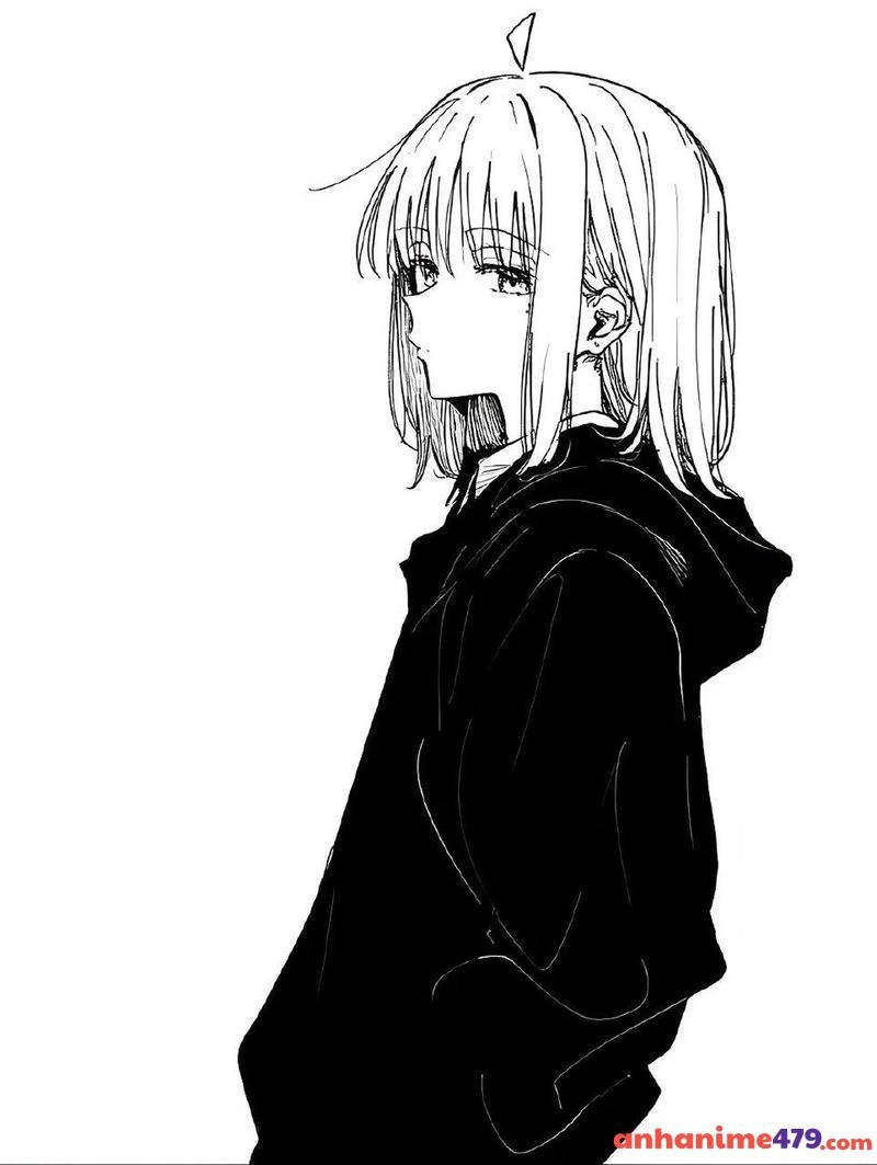 ảnh anime trắng đen gái đẹp