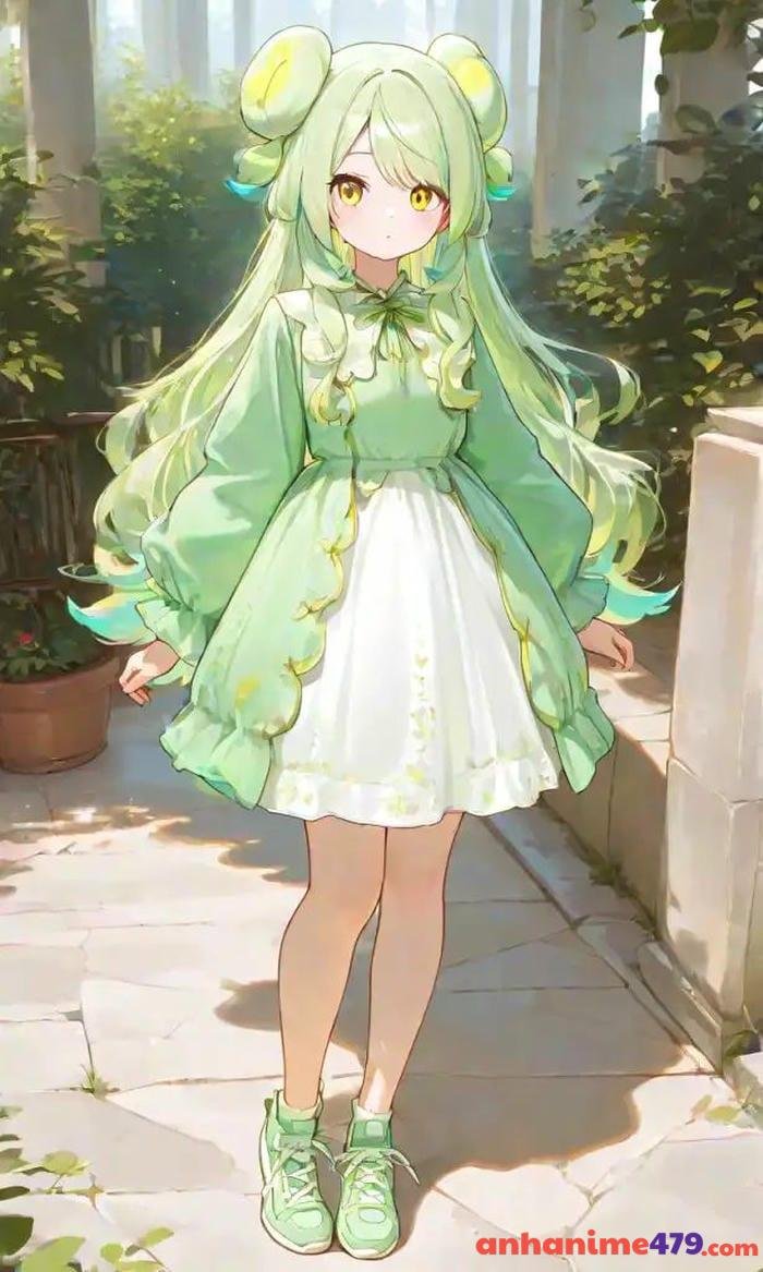 ảnh anime xanh