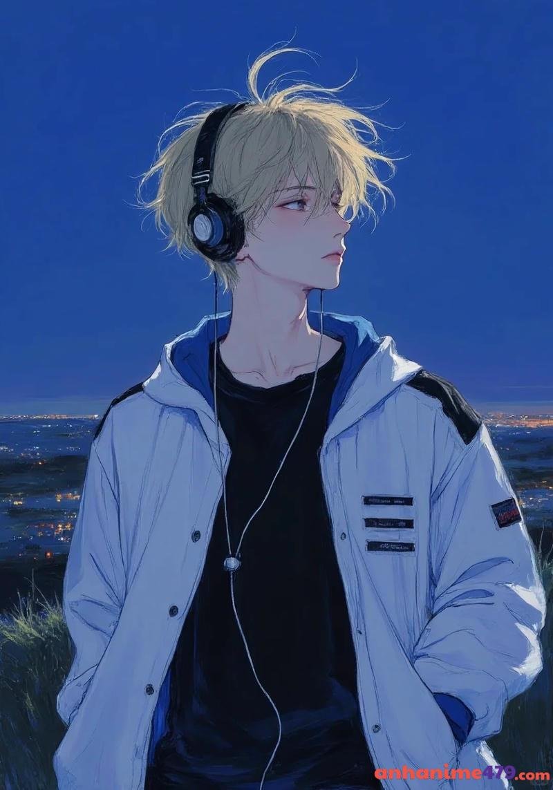 ảnh avatar anime boy buồn cô đơn