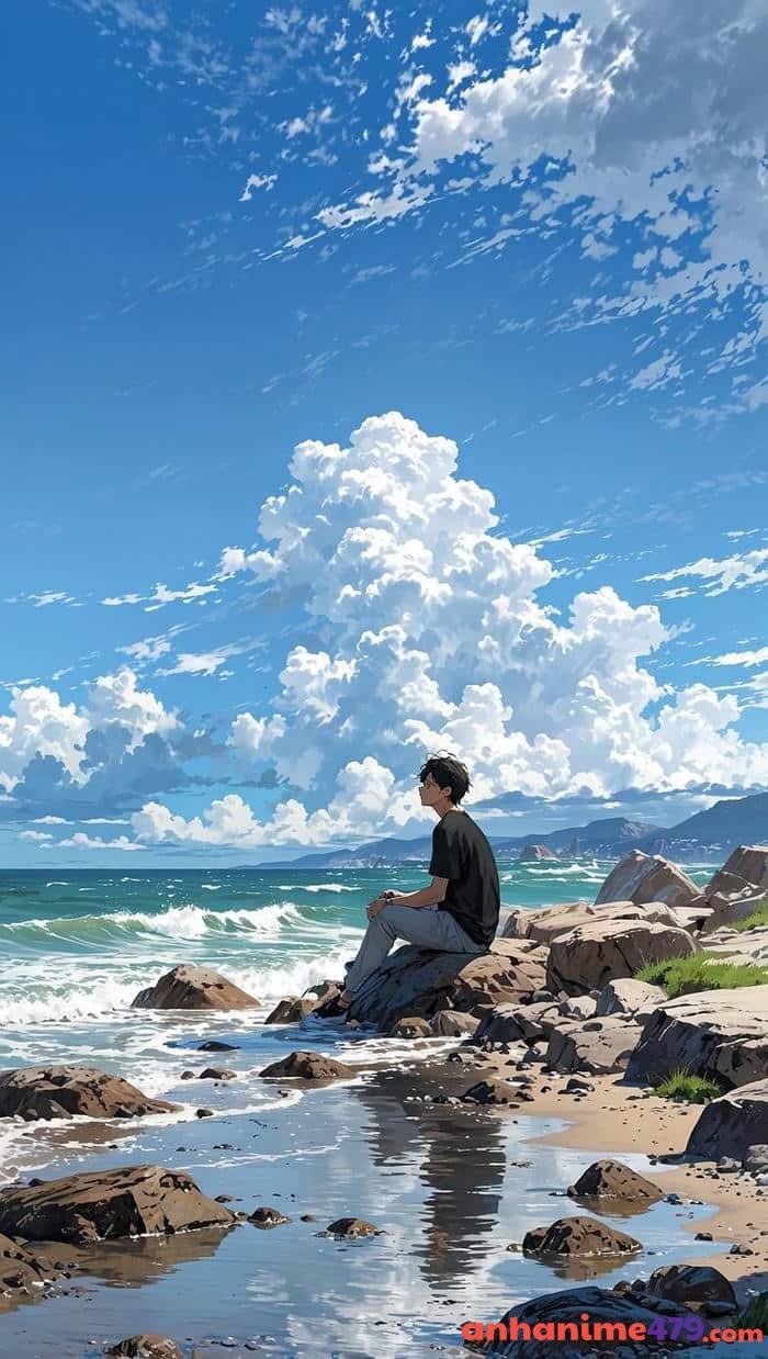 ảnh biển anime đẹp nhất