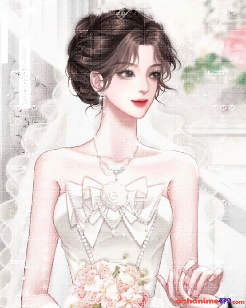 ảnh cô dâu xinh anime