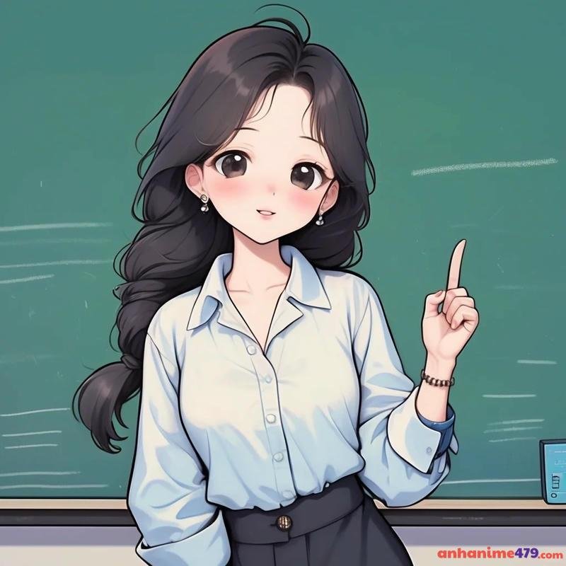 ảnh cô giáo anime