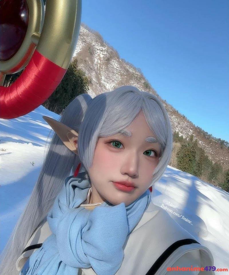 ảnh cosplay frieren cute