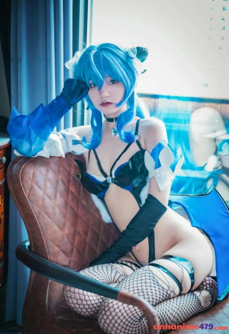 ảnh cosplay ganyu quyen ru