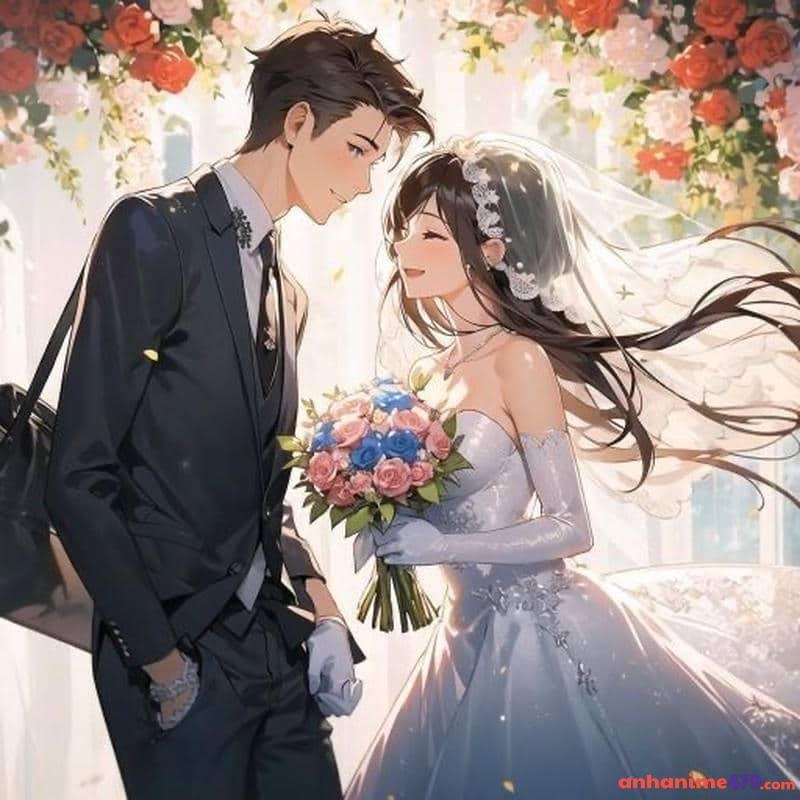 ảnh cưới anime hp ending