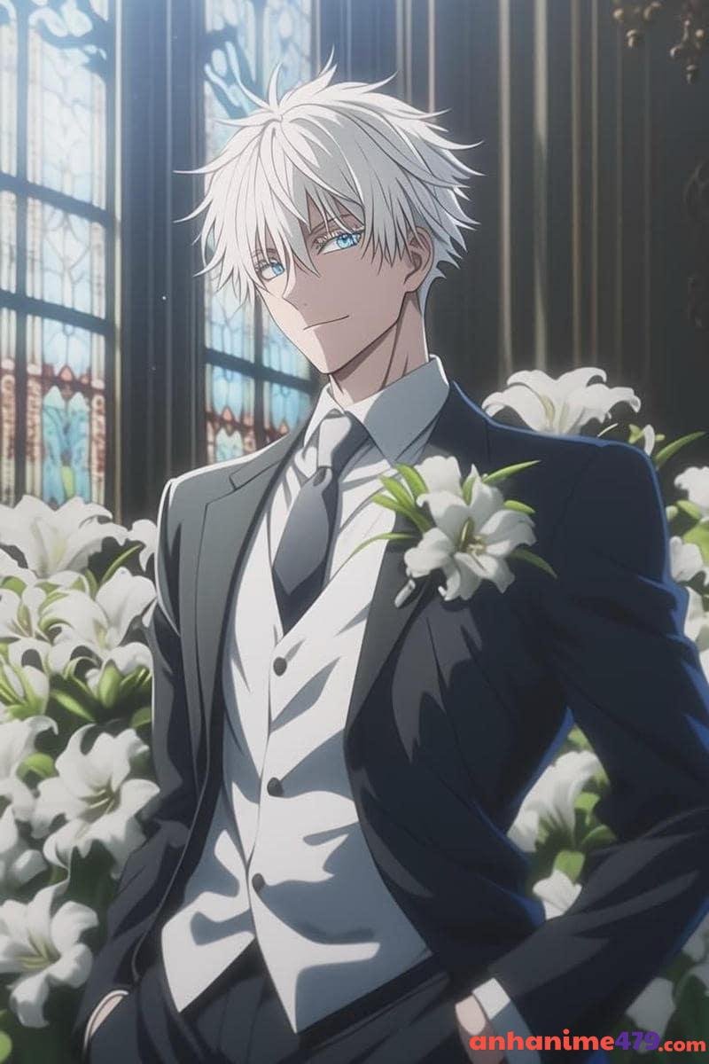 ảnh gojo satoru anime chú rể