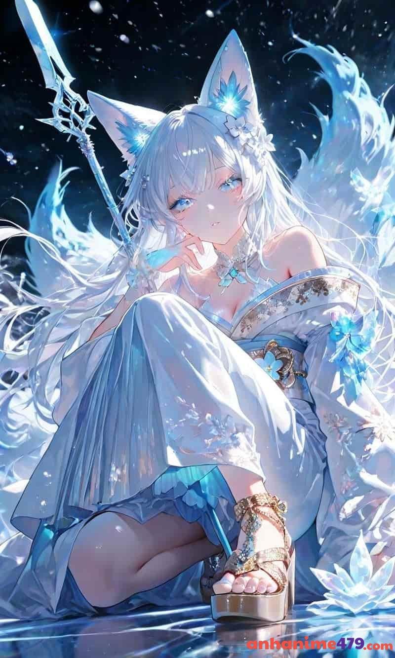 ảnh hồ ly anime mê mẩn