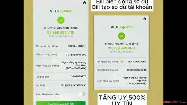 ảnh meme chuyển khoản