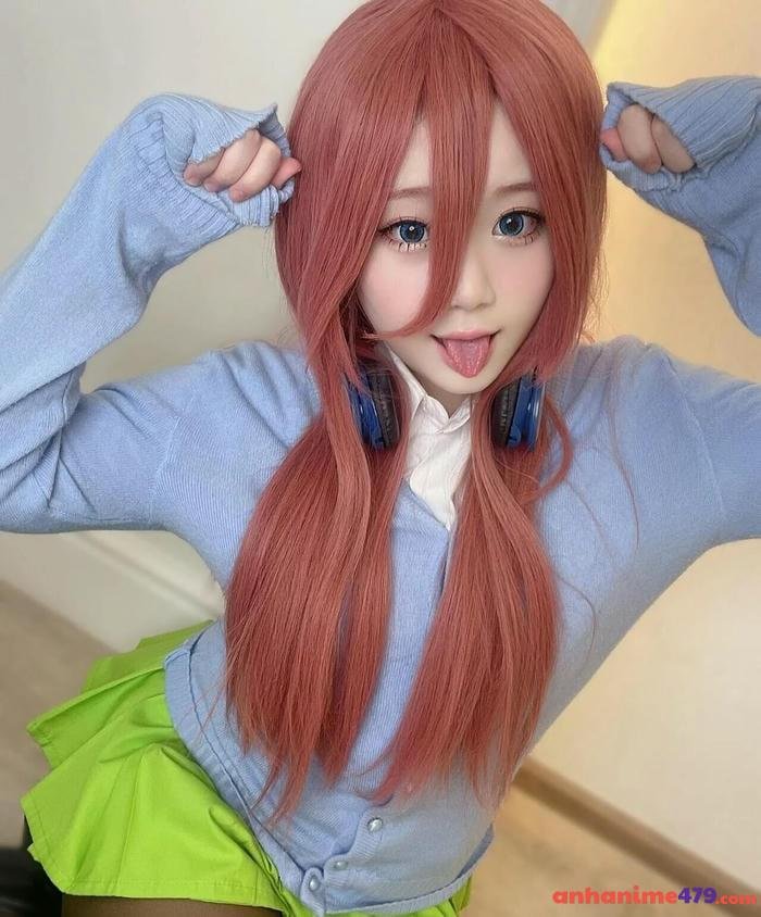 ảnh miku nakano cosplay 22