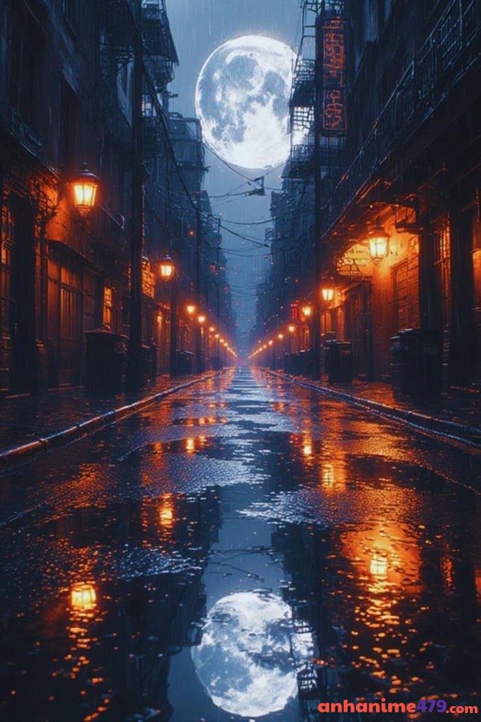 ảnh mưa buồn anime tĩnh