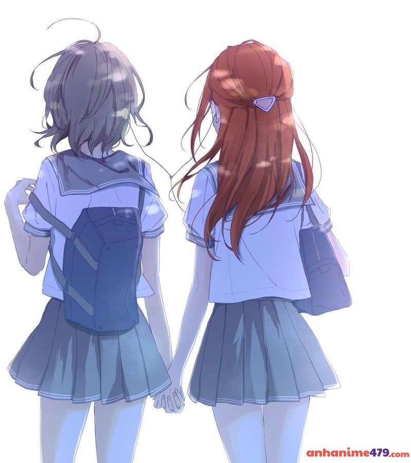 ảnh nắm tay anime bạn thân