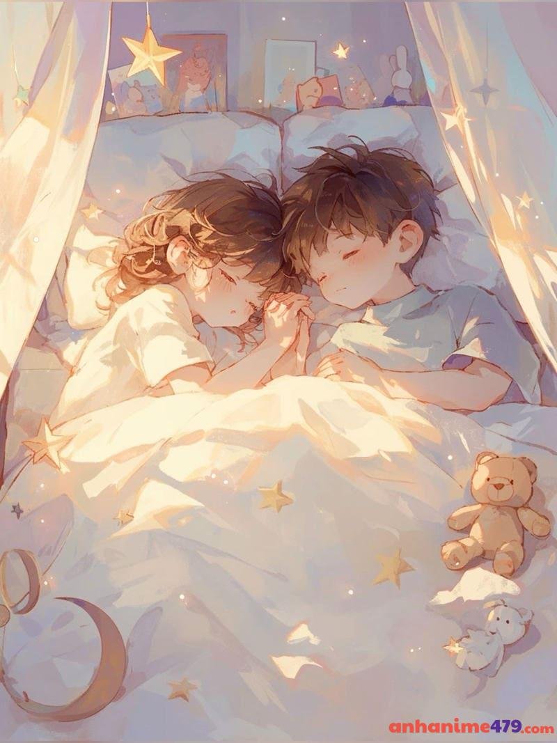 ảnh nắm tay anime chibi