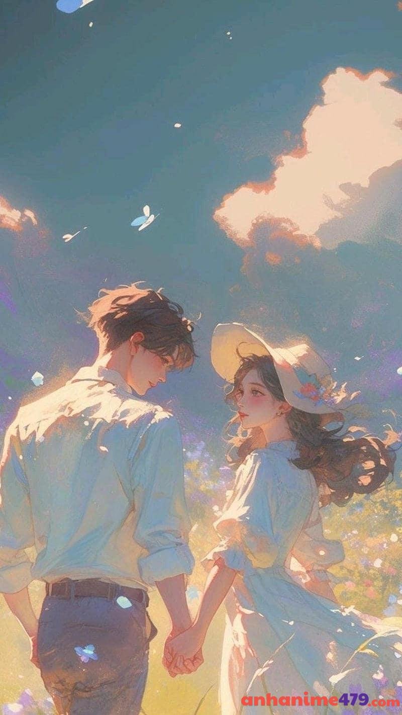 ảnh nắm tay anime chill