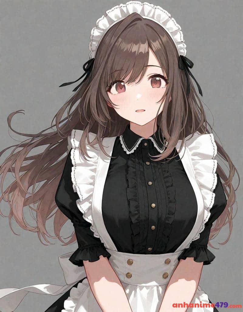 ảnh nền anime hầu gái