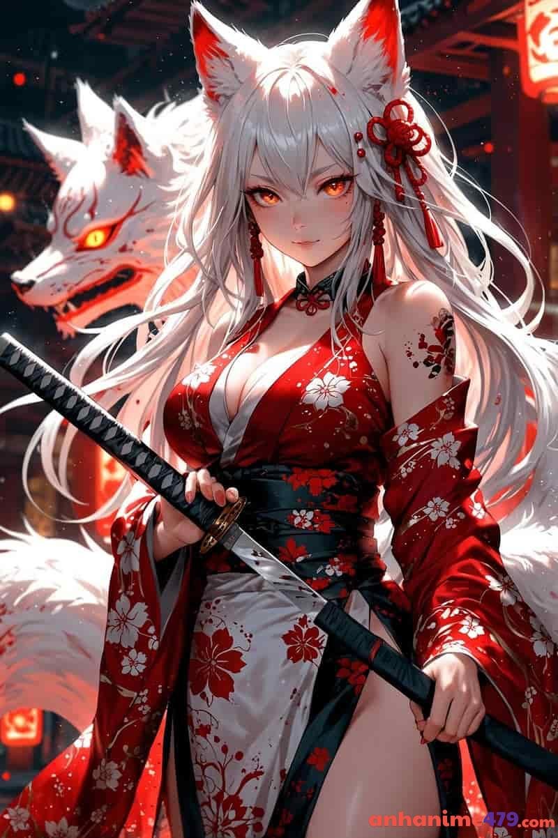 ảnh nền hồ ly anime