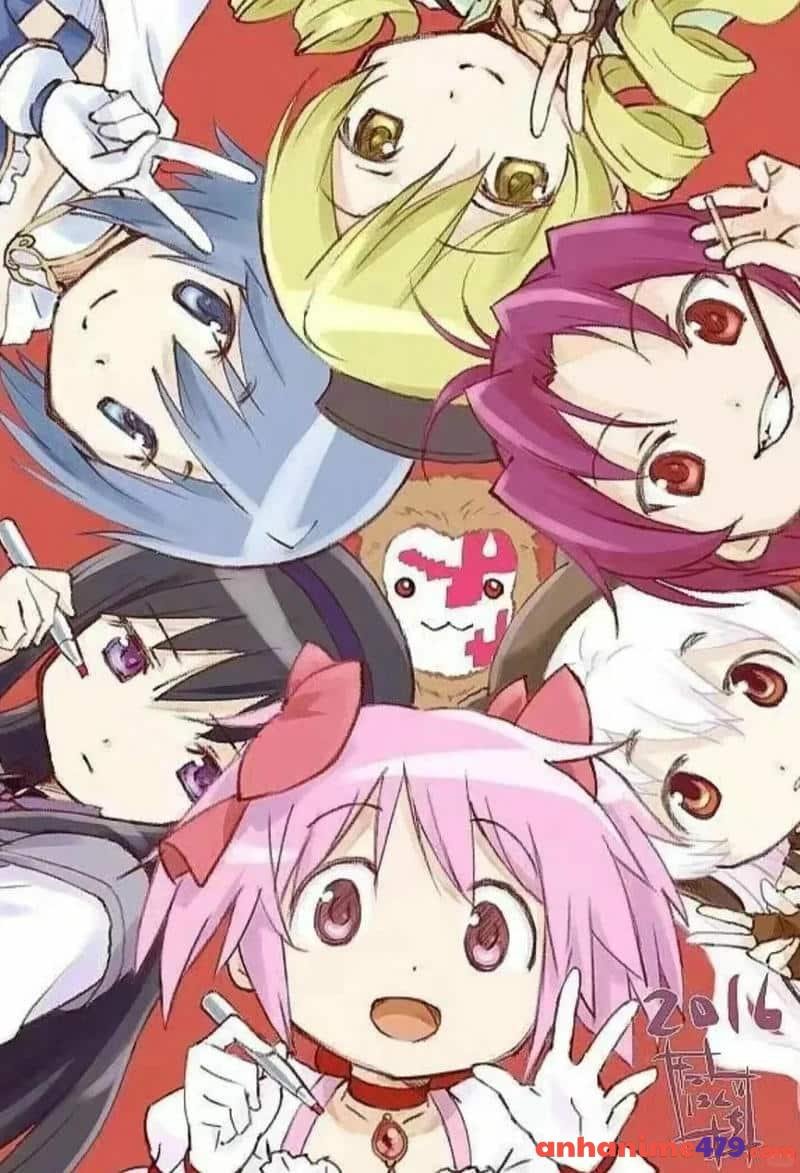 ảnh nhóm anime bạn thân