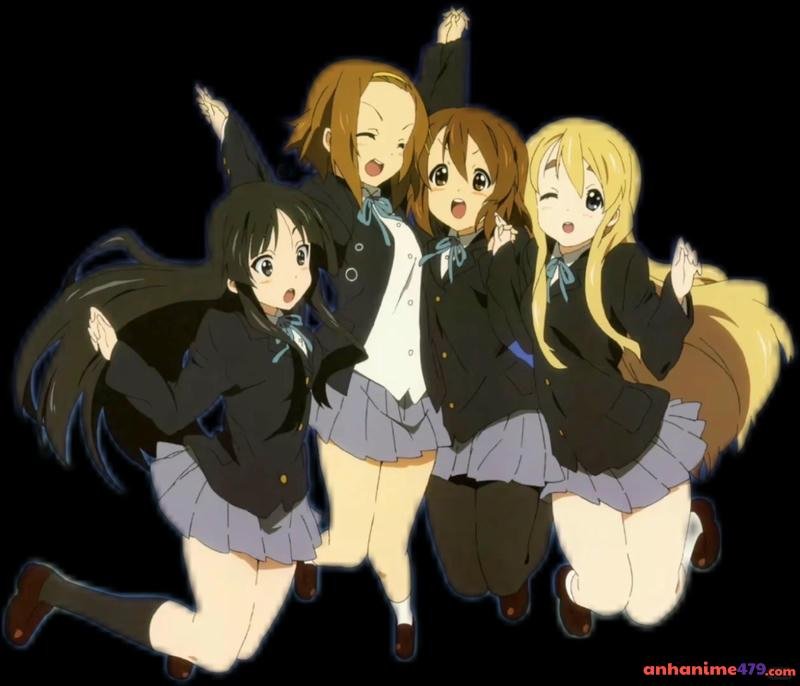 ảnh nhóm anime cười rạng rỡ