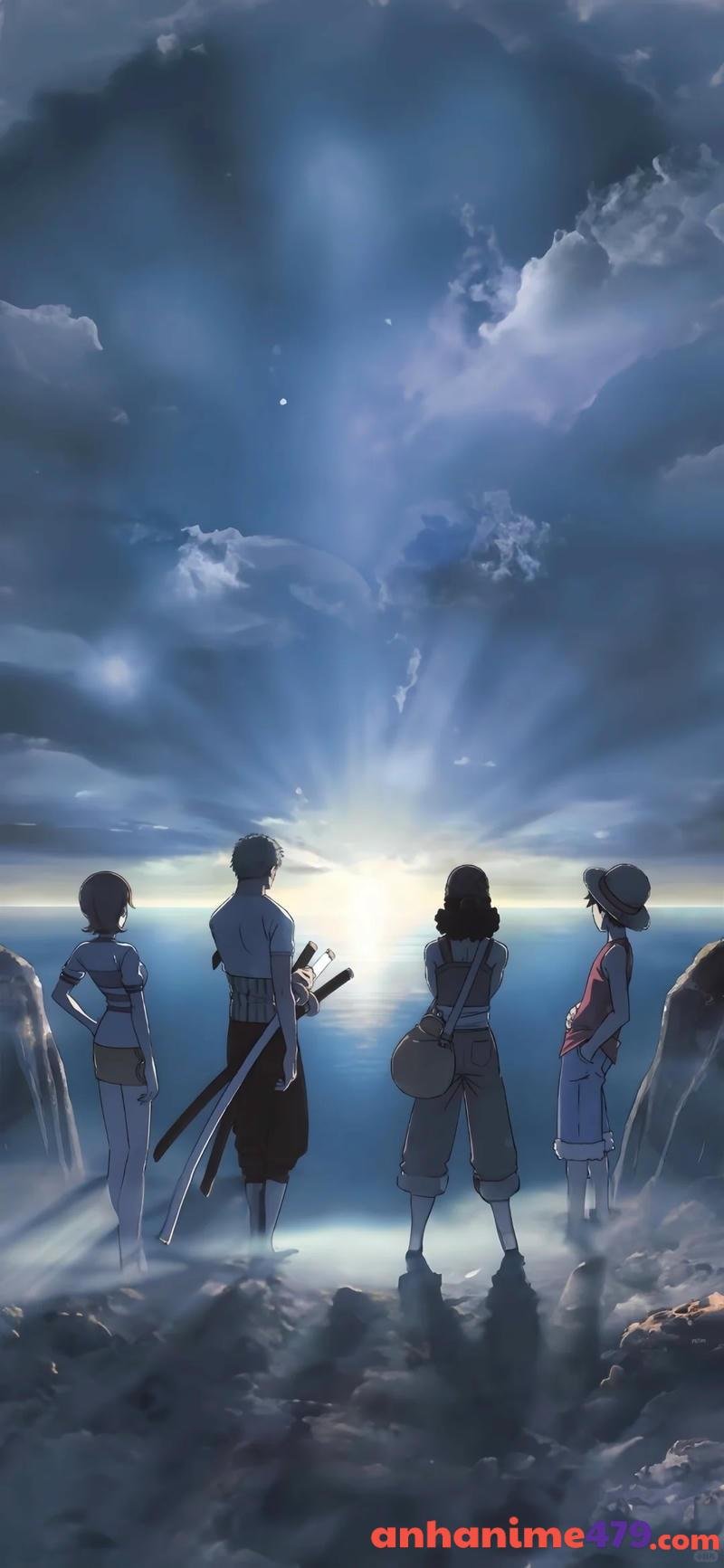 ảnh nhóm anime đứng cùng nhauu