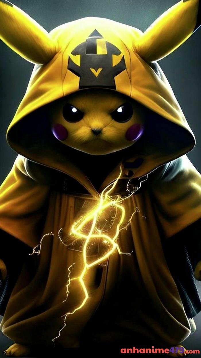 ảnh pikachu dưới mưa